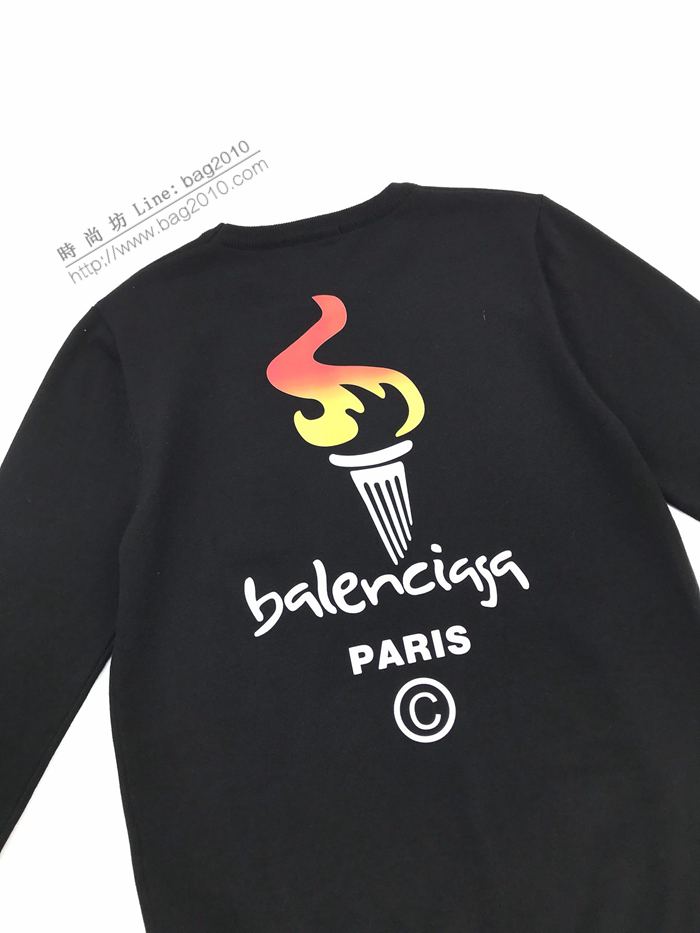 Balenciaga男裝 巴黎世家20AW秋冬新款火炬印花毛衣 高版本男女同款  ydi3138
